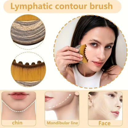 Gorjust Gems™ - Lymphatic Contour Face Brush